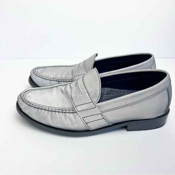 Cole Haan Nike Air Grey Silver Metallic Oxford Penny Loafer Men’s 9M main image 14